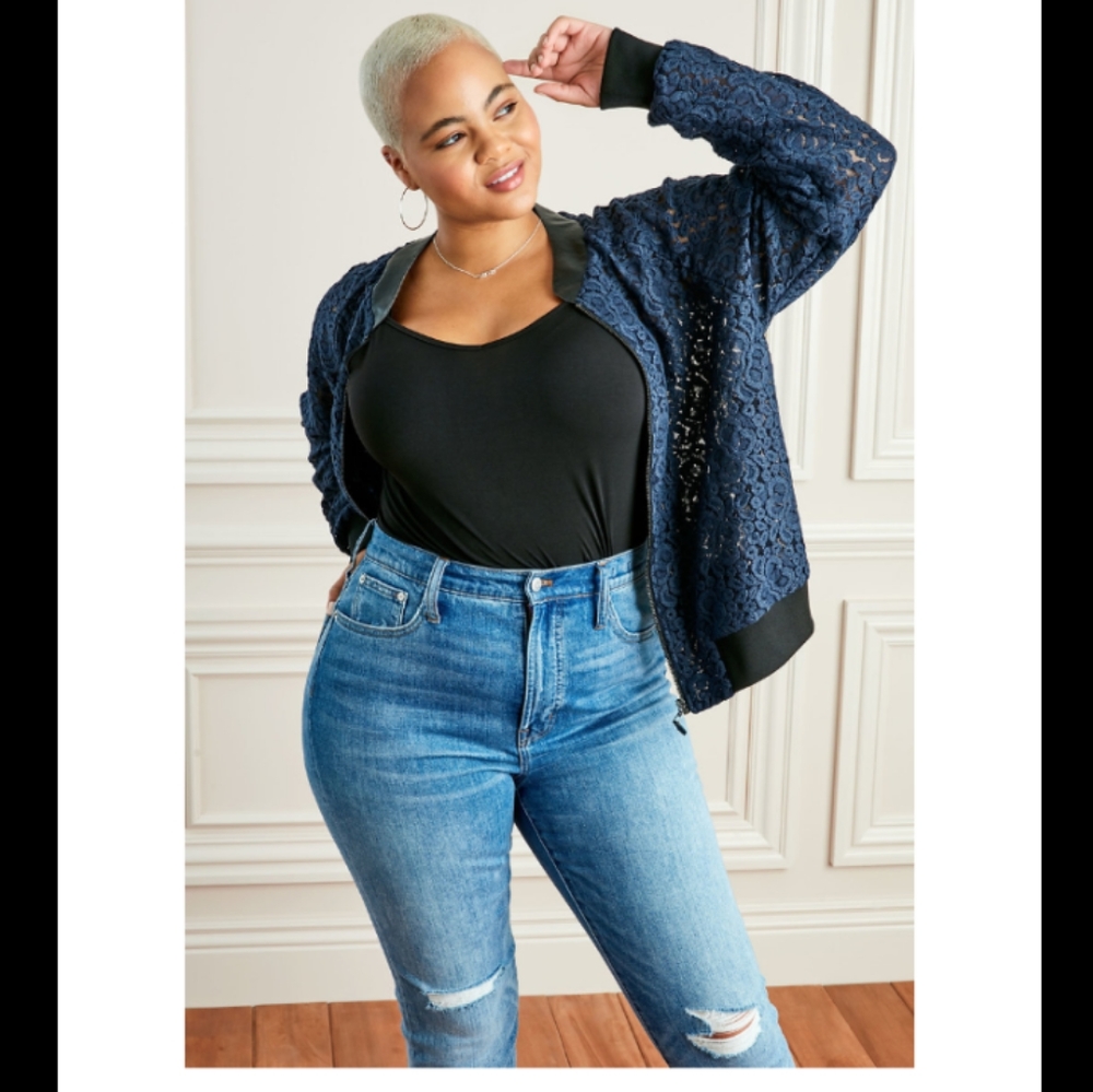 GORG BRAND NEW S&D Lace Bomber Jacket